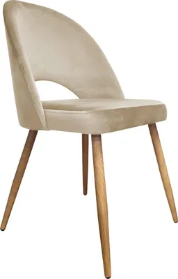 Obrázok produktu pre Stolička ISKAR 2 VELVET béžová/dubová