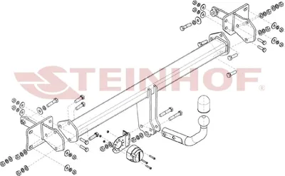 Produktbild von Z547082 Anhängerkupplung passend für MERCEDES W 206 03/2021- starr