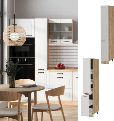 Produktbild von Apothekerschrank Vicco R-Line Weiß Landhaus 30 cm, Model 53867