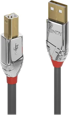Obrázok produktu pre LINDY USB 2.0 Kabel Typ A/B Cromo Line M/M 0.5m