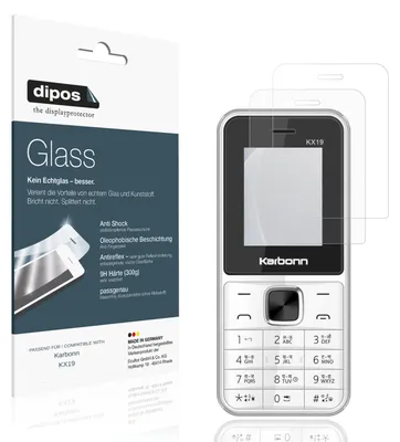 Immagine prodotto di 2x Pellicola Protettiva per Karbonn KX19 Protezione opaco Vetro Flessibile 9H dipos