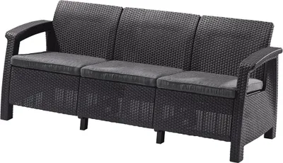 Obrázok produktu pre Allibert Corfu Love Seat MAX - 182 x 70 x 79 cm - grafitová / sivá