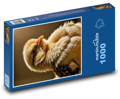 Produktbild von Puzzle 1000 Gelbes Hausküken - martinpuzzle