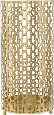 Obrázok produktu pre Stojan na dáždniky Oblin 22,5 x 47,5 x 22,5 cm Kov MDF Zlatá