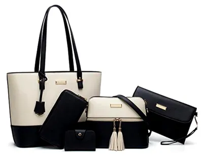 Produktbild von Handtasche Damen Groß Handtaschen Set Für Frauen Umhängetasche Taschen