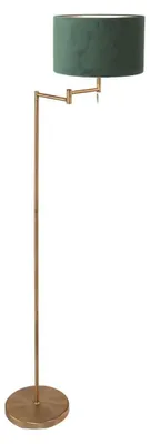 Zdjęcie produktu dla Mexlite - lampa stojąca - Bella - brąz - metal aksamit - Ø 45cm - E27 - 3872BR