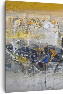 Produktbild von Bild auf Leinwand - Leinwandbild - Einteilig - Abstraktion modern - 70x100cm - Wand Bild - Wanddeko - Wandbilder - Leinwanddruck - Wanddekoration - Leinwand bilder - Wandbild - PA70x100-4001