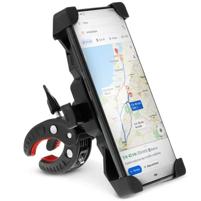Image de Support de téléphone pour vélo, scooter ou moto - avec fixation à serrage automatique