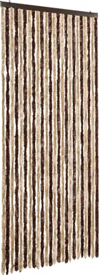Produktbild von vidaXL Insektenschutz-Vorhang Beige und Hellbraun 100x220 cm Chenille