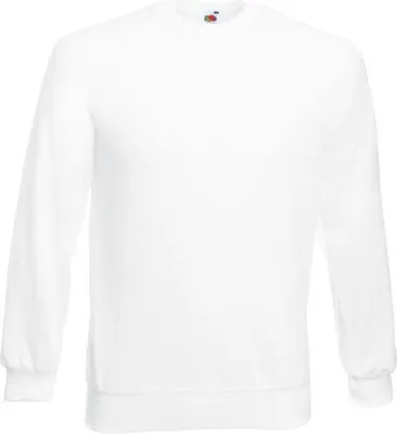 Produktbild von Fruit of the Loom - Classic Raglan Sweat - White - XL
