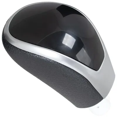 Image de Pommeau de levier de vitesse Noir Argent Automatique pour Nissan Qashqai II 17-21