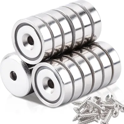Produktbild von Neodym-Magnete - extra stark - 18 Stück - Scheibenmagnete