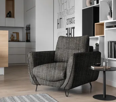 Obrázek produktu pro Křeslo do obýváku AISLIN - grafitové