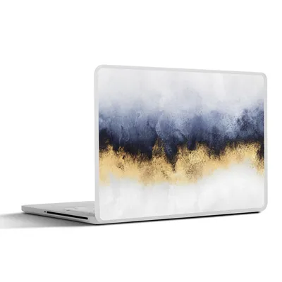 Obrázek produktu pro Nálepka na notebook - 15 palců - Abstraktní - Zlaté -