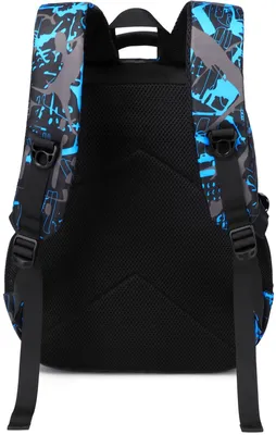 Produktbild von Kinderrucksack 18 Zoll, wasserdicht, Camouflage Fußball, für Schultasche