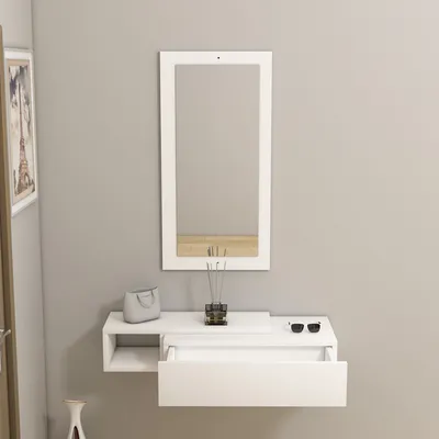 Produktbild von Skye Decor, Vien - White, Kommode, Anrichte, Weiß, 82 x 15,8 x 29,6 cm