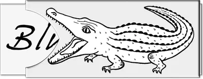 Produktbild von TimeTEX Leseschieber Wort-Krokodil