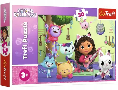 Produktbild von AAO Puzzle 30 Teile Koci Domek Gabi für Kinder