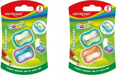 Produktbild von KEYROAD Kunststoff-Spitzmaschine mit ergonomischem Griff für Kinder