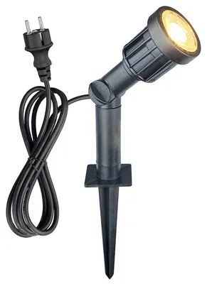 Imagen del producto de Foco LED para jardín con estaca, 5 W, 400 lúmenes, IP65, resistente al agua
