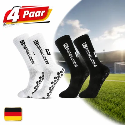 Productafbeelding van Antislip voetbalsokken, antislip, 4 paar, sportsokken, antislip, nieuw