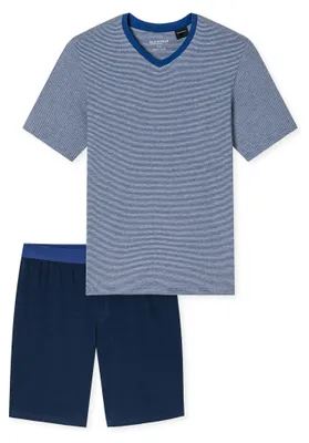 Productafbeelding van Schiesser heren pyjama, korte mouwen, V-hals - Pyjama set