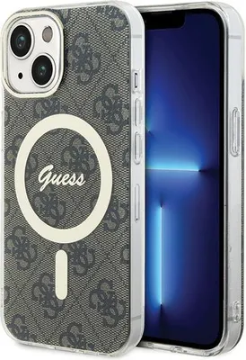 Immagine prodotto di Custodia Guess Iml 4G Magsafe Na Iphone 15 Plus - Brązowe
