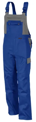 Produktbild von Qualitex Arbeitshose - stylische Arbeitshose - faserverstätkter Blaumann xtra strapazierfähig - in Farbe: kornblau/hellgrau - Herren: 110