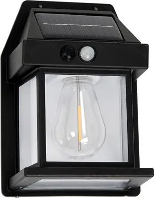 Obrázok produktu pre Solárne nástenné svietidlo Eko-Light SOLARKI 3000K IP44 čierne