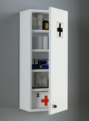 Produktbild von VCM Medizinschrank Arzneischrank Apothekerschrank Wand Schrank abschließbar Medasa