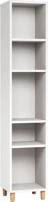 Produktbild von Regal Arbolita 49, Farbe: Weiß - Abmessungen: 195 x 39 x 38 cm (H x B x T)