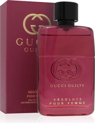 Zdjęcie produktu dla Gucci Guilty Absolute Pour Femme, Kobiety, 30 ml, Butelka jednorazowa, Spray, ALCOHOL DENAT. AQUA (WATER), PARFUM (FRAGRANCE,) ETHYLHEXYL METHOXYCINNAMATE, DIETHYLAMINO,...