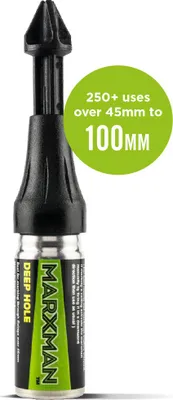 Image de Marqueur craie MARXMAN pour trous profonds, vert, profondeur 50 mm à 100 mm