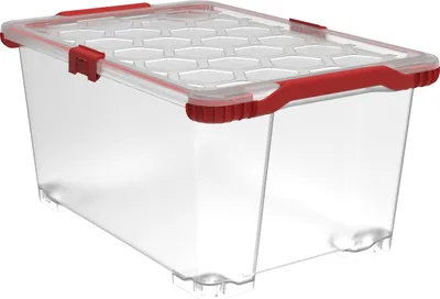 Produktbild von Rotho Aufbewahrungsbox Evo Total inkl. Deckel 44 L transparent
