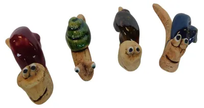 Produktbild von Dekofigur aus Steinzeug, handgefertigt, naturnah, Natur, 5x1,5x2,5 cm, für Haus & Garten