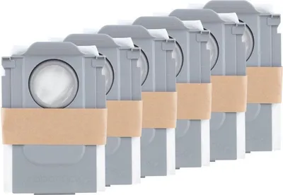 Produktbild von ROBOROCK Staubbeutel 6er-Pack für QREVO und SAROS - Weiß