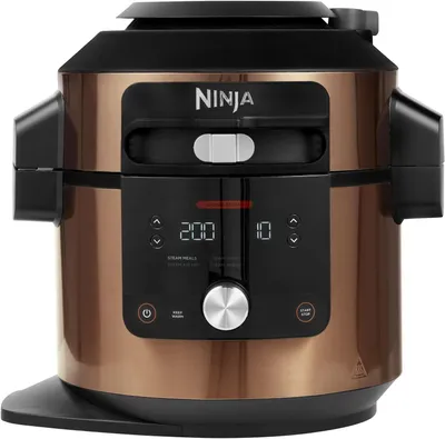 Produktbild von NINJA Multikocher Speed 10in1 Multikocher 4,7L Schnellkochtopf Heißluftfritteuse Fryer, 1760,00 W, 4,70 l Schüssel, mit Fritteuse, Elektrisch 7,5 L