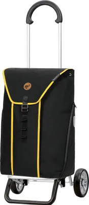 Zdjęcie produktu dla Andersen SHOPPER MANUFAKTUR wózek na zakupy Scala Shopper Plus Bahne żółto czarny 103cm