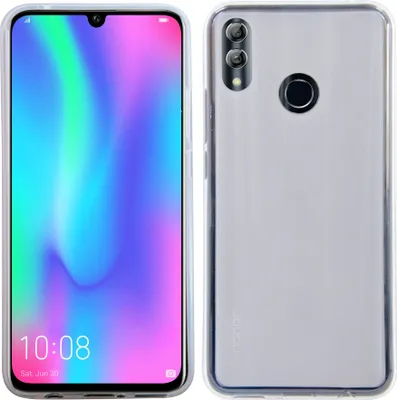 Produktbild von cofi1453® Silikon Hülle Basic kompatibel mit HONOR 10 LITE Case TPU Soft Handy Cover Schutz Frosted