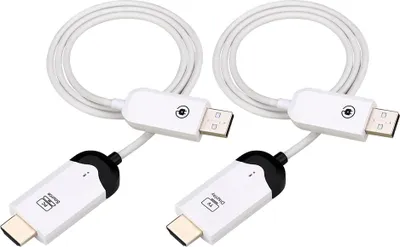Obrázok produktu pre Bezdrôtový vysielač HDMI prijímač 5G Point-to-Point Streaming 30m dosah Plug & Play 2K Full High Clear Audio Video Sync Mirroring Extending