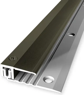 Produktbild von PROVISTON | Abschlussprofil | Parkettausgleich | Breite: 28 mm | Höhenausgleich: 6.5 - 16 mm | Länge: 1000 mm | Aluminiumprofil | Bronze | 1 Stück