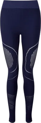 Immagine prodotto di Leggings sportivi TriDri da donna Reveal, 3D fit, senza cuciture RW6566 (XS) (blu navy)