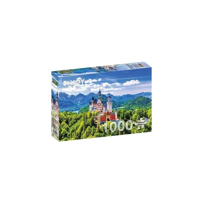 Immagine prodotto di Puzzle 1000 pezzi Enjoy – Castello di Neuschwanstein in estate, Germania