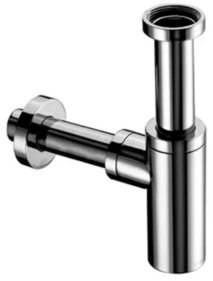 Produktbild von Schell Varia Design-Sifon 5/4 Zoll ohne Ventil, Wandrohr 32x275mm, Chrom, 1 Stk.