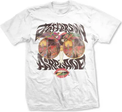 Produktbild von Jefferson Airplane | Offizielles Band T-Shirt | Lippen, groß, weiß