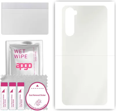 Produktbild von apgo Rückseite Schutzfolie, Matt, kompatibel mit OnePlus Nord, Hinten Hydrogel-Displayschutzfolie mit Positionierhilfe, kratzfest, einfache Montage