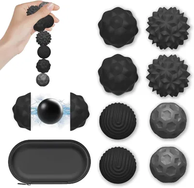 Immagine prodotto di Giocattoli sensoriali magnetici - Set da 8 - Sfere sensoriali magnetiche, ideali come giocattoli sensoriali