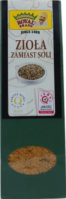 Produktbild von Kräuter statt Salz, eine Mischung aus Kräutern statt Salz, lecker 40 g Royal Brand