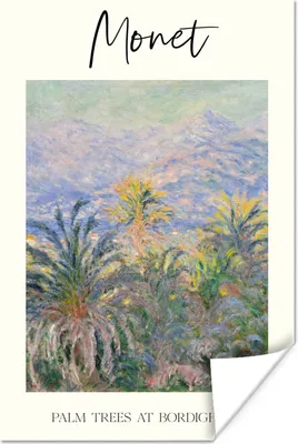 Produktbild von MuchoWow® Poster Monet - Malerei - Alte Meister 80x120 cm - Papierdruck