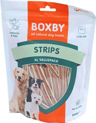 Produktbild von Proline Boxby Hundesnackstreifen Wertbeutel 360g - Gebr de boon